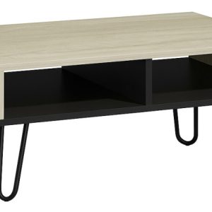 Ława Dora dąb sonoma/czarny 674299