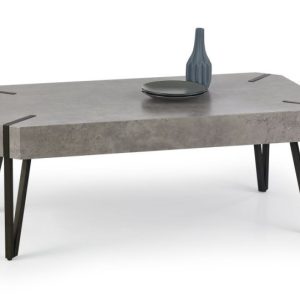 Ława EMILY 110×60 beton/czarny 840843 Ława EMILY 110×60 beton/czarny 840843