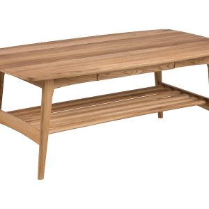 Ława Emma 130×70 z półką fornir dębowy 49435 Ława Emma 130×70 z półką fornir dębowy 49435
