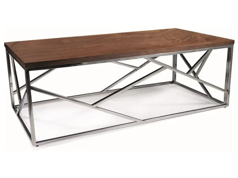 Ława ESCADA A 120x60 orzech/ srebrny 840900