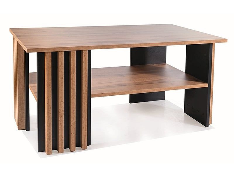 Ława EVITA 100x60 dąb artisan/czarna 874122