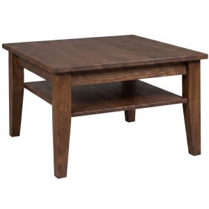 Ława Grands 80×80 z drewna litego, kolor brązowy 1083630