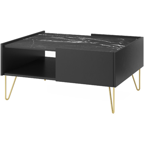 Ława HARMONIX 05 czarny / czarny marmur 252292