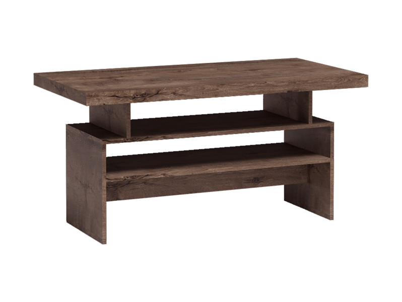 Ława INDIANAPOLIS JESION CIEMNY z półką blat 120 cm salon stolik 136800