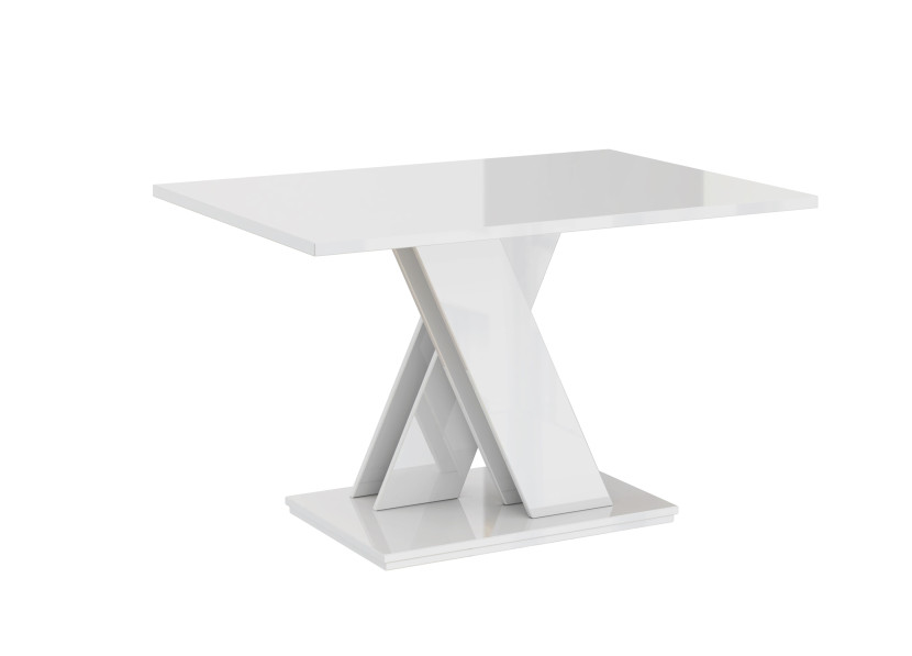 Ława kawowa biały połysk 120x60 cm ONYX MINI nowoczesny stolik do salonu 260051