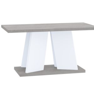 Ława kawowa dekor betonu, biały mat 110×70 cm MURO MINI nowoczesny stolik 253126 Ława kawowa dekor betonu, biały mat 110×70 cm MURO MINI nowoczesny stolik 253126