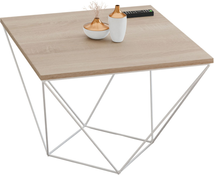 Ława Kawowa Druciana Stolik Loft Industrial Biały 913649