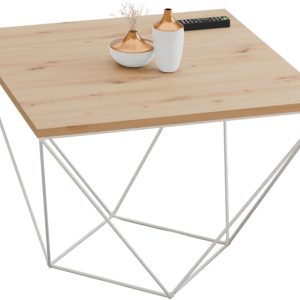 Ława Kawowa Druciana Stolik Loft Industrial Biały 913654