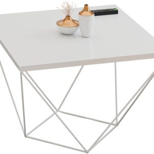 Ława Kawowa Druciana Stolik Loft Industrial Biały 913666