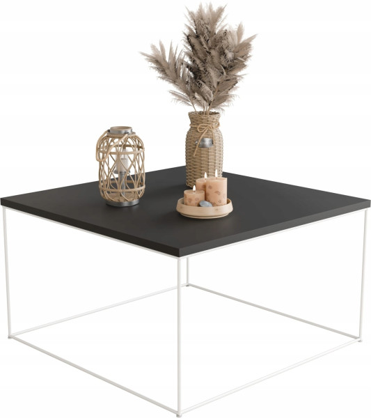 Ława Kawowa Druciana Stolik Loft Industrial Biały 854136