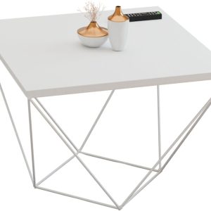 Ława Kawowa Druciana Stolik Loft Industrial Biały 913599