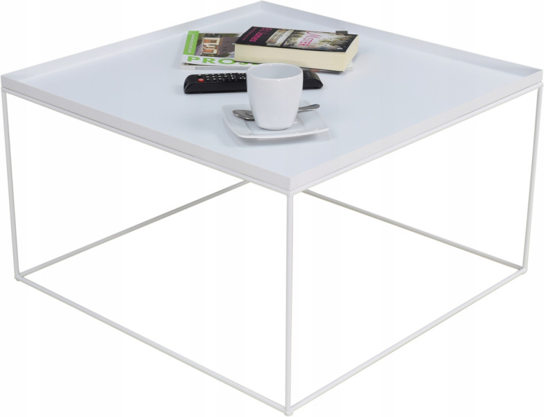 Ława Kawowa Druciana Stolik Loft Industrial Biały 853001