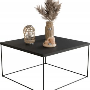 Ława Kawowa Druciana Stolik Loft Industrial Czarny 854126