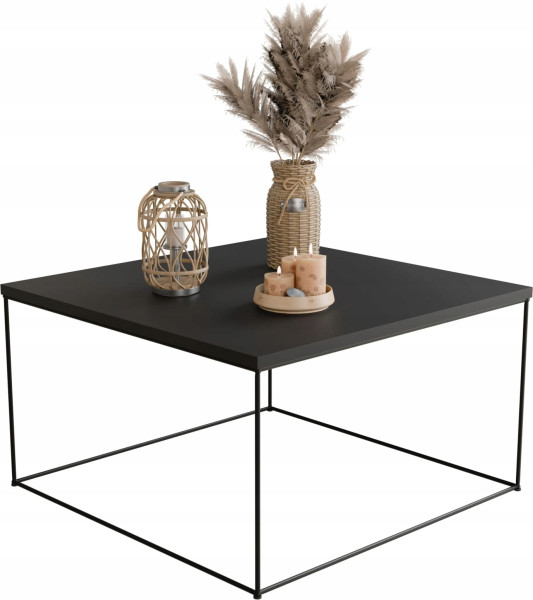 Ława Kawowa Druciana Stolik Loft Industrial Czarny 854126