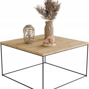 Ława Kawowa Druciana Stolik Loft Industrial Czarny 854128
