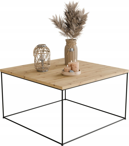 Ława Kawowa Druciana Stolik Loft Industrial Czarny 854128
