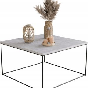 Ława Kawowa Druciana Stolik Loft Industrial Czarny 854137
