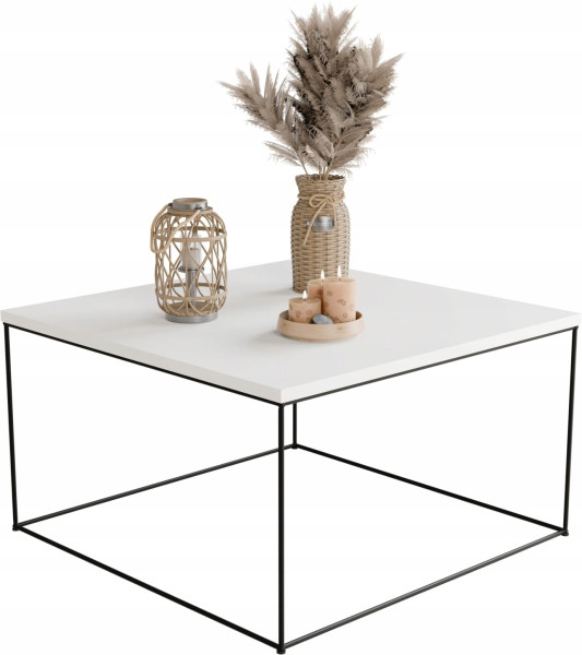 Ława Kawowa Druciana Stolik Loft Industrial Czarny 854143
