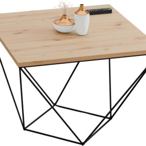 Ława Kawowa Druciana Stolik Loft Industrial Czarny 913596