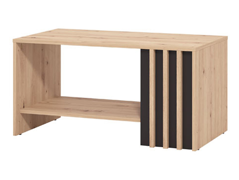 Ława Laval 90 cm z półką dąb artisan 803446