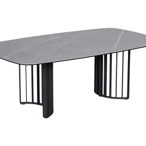 Ława Lipari 120 cm szaro-czarna 724249 Ława Lipari 120 cm szaro-czarna 724249