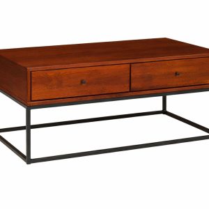 Ława Logan 120 cm drewniana loft 4 szuflady, kolor kasztan 961158 Ława Logan 120 cm drewniana loft 4 szuflady, kolor kasztan 961158