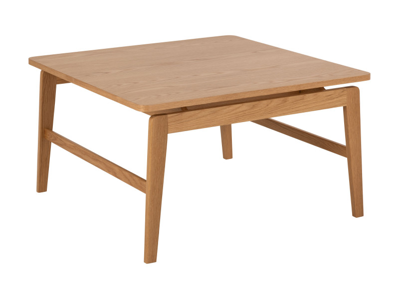 Ława Lokka wood 80x80 cm, Oak lacquered 811867