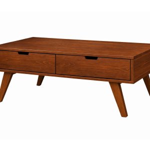 Ława Malmo 120 cm drewniana 4 szuflady, kolor kasztan 963929 Ława Malmo 120 cm drewniana 4 szuflady, kolor kasztan 963929