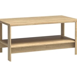 Ława MILAN Hikora 120 x 65 cm z Półką Prostokątna Stylowa Nowoczesna 138421 Ława MILAN Hikora 120 x 65 cm z Półką Prostokątna Stylowa Nowoczesna 138421