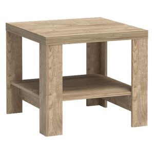 Ława NATURAL DĄB RIBBECK 65 x 65 z Półką Stylowa Salon HIT 136805 Ława NATURAL DĄB RIBBECK 65 x 65 z Półką Stylowa Salon HIT 136805