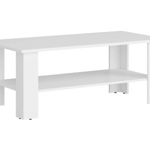 Ława Nepo Plus 115×56 z półką biała 29696 Ława Nepo Plus 115×56 z półką biała 29696
