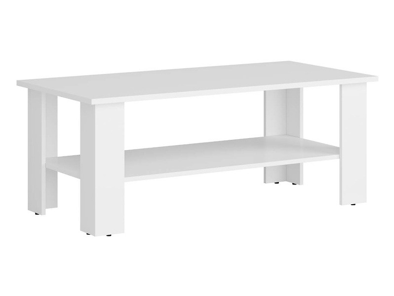 Ława Nepo Plus 115x56 z półką biała 29696