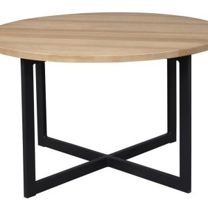 Ława okrągła Ø90 LOFT WOOD, kolor dębowy 164010 Ława okrągła Ø90 LOFT WOOD, kolor dębowy 164010