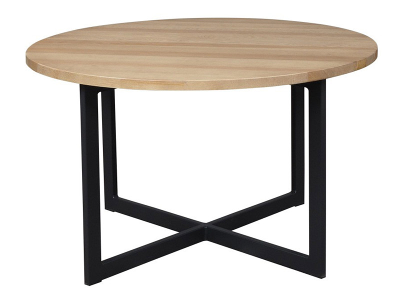 Ława okrągła Ø90 LOFT WOOD, kolor dębowy 164010