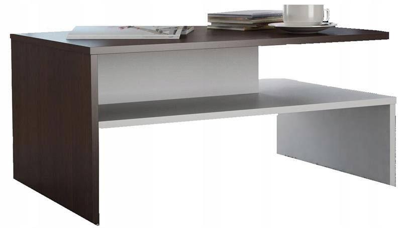 Ława OLA biały-wenge nowoczesny stolik kawowy 517450