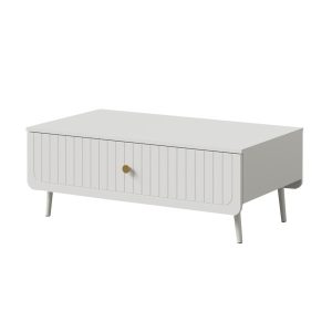 Ława prostokątna Chloe 100 x 60 Biała (2 kolory uchwytu) 807069 Ława prostokątna Chloe 100 x 60 Biała (2 kolory uchwytu) 807069