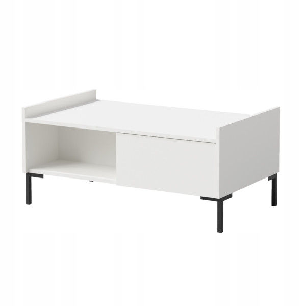 Ława prostokątna Liam 100 x 60 Biała 668469
