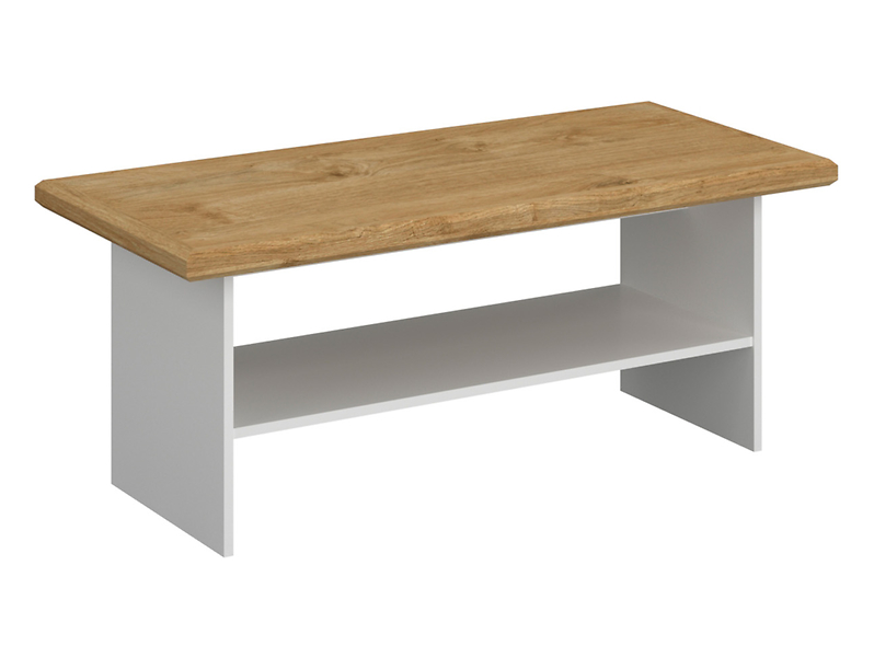 Ława Riva 120 cm dąb harbor złoty/biały 260519