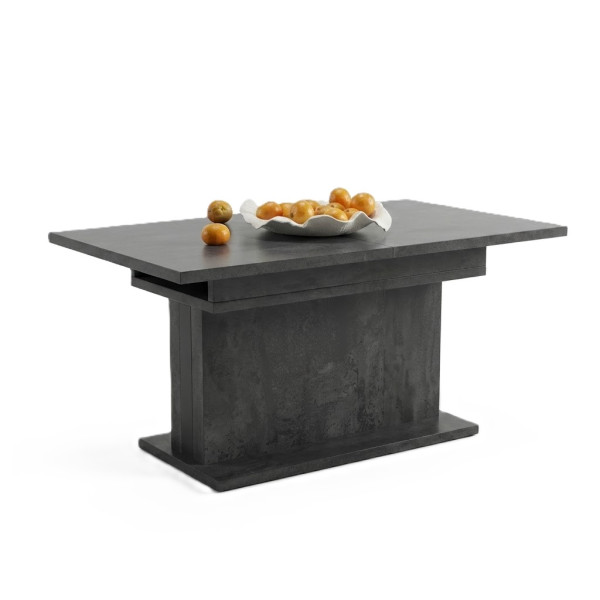 Ława rozkładana podnoszona SOLARIS 110(170)x65 beton ciemny 1040319