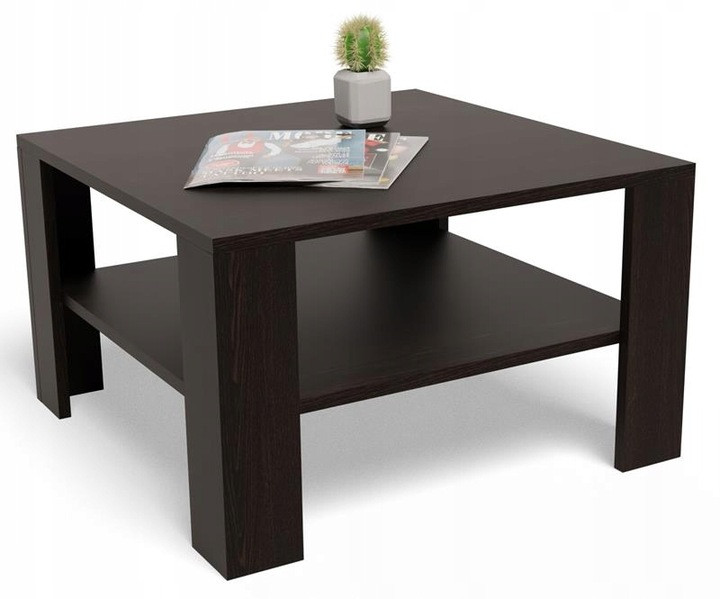 Ława stolik kawowy 68x68 NISKA EX3 wenge 201083
