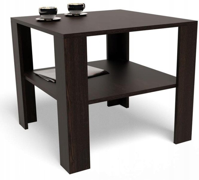 Ława stolik kawowy 68x68 WYSOKA EX3 wenge 201091