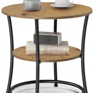 Ława stolik kawowy artisan-czarny z półką styl industrialny loft rustykalny 940010 Ława stolik kawowy artisan-czarny z półką styl industrialny loft rustykalny 940010