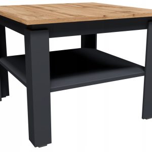 Ława stolik kawowy CR3-STERN 55cm grafit-wotan z półką do salonu biura 942587 Ława stolik kawowy CR3-STERN 55cm grafit-wotan z półką do salonu biura 942587