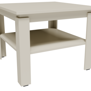 Ława stolik kawowy CR3-STERN 55cm kaszmir z półką do salonu pokoju biura 963329 Ława stolik kawowy CR3-STERN 55cm kaszmir z półką do salonu pokoju biura 963329