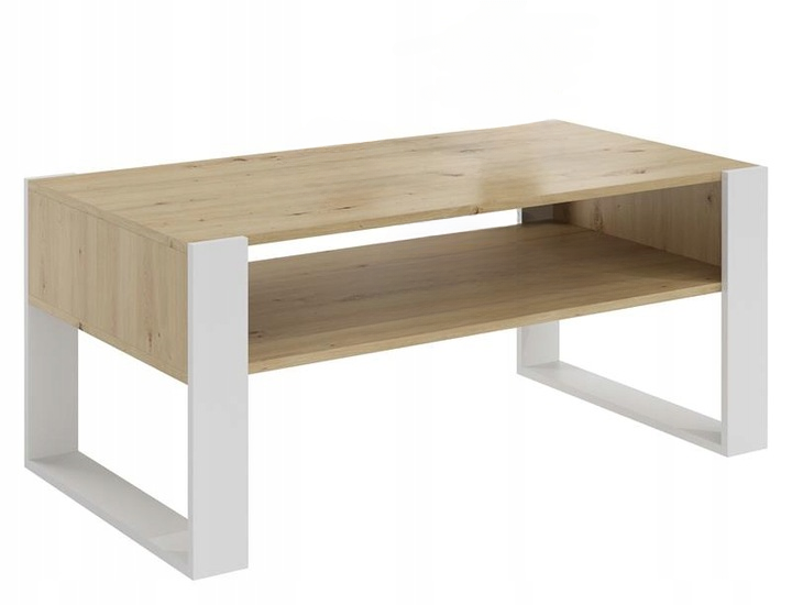 Ława stolik kawowy KAJA artisan-biały loft retro 247649