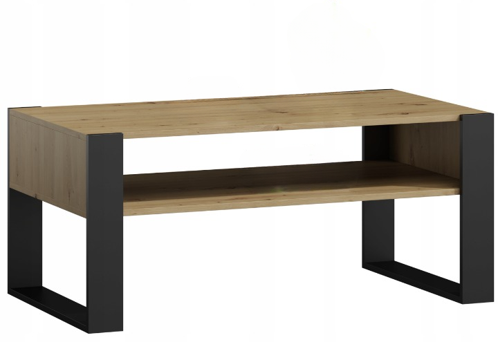 Ława stolik kawowy KAJA artisan czarny loft retro 247668