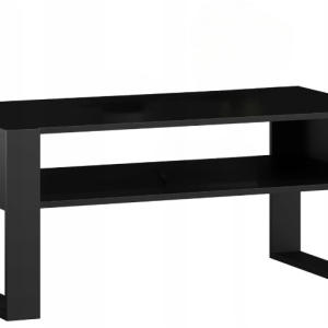 Ława stolik kawowy KAJA czarna loft retro 100cm 247651 Ława stolik kawowy KAJA czarna loft retro 100cm 247651