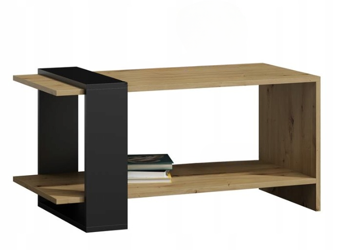Ława stolik kawowy WIKA artisan-czarny loft 517452