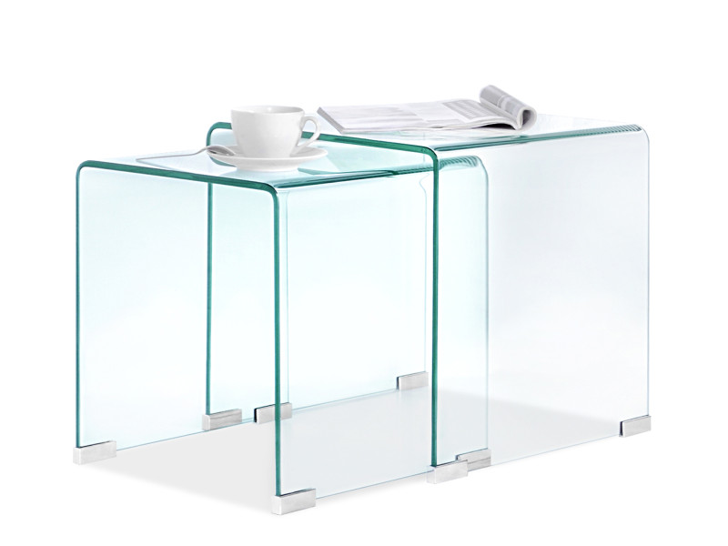 Ława Szklana Duo Transparentny, Podstawa Transparentny 847241