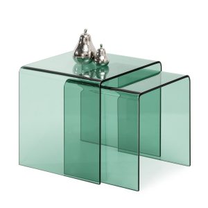 Ława szklana Duo zielony, podstawa zielony 841340 Ława szklana Duo zielony, podstawa zielony 841340